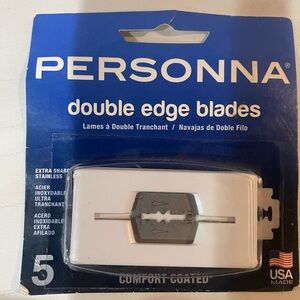 Persona Double Edge Blades - Silver